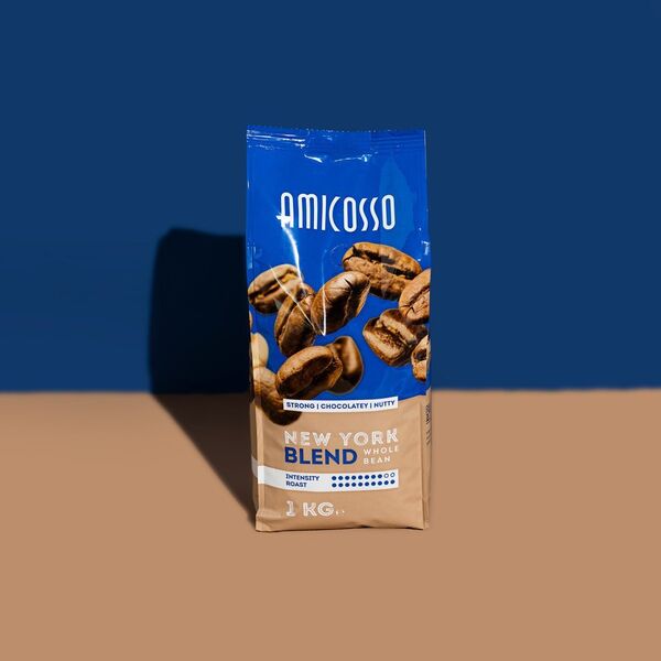 Kawa ziarnista New York Coffee Coffee beans Amicosso New York Blend, 1 kg