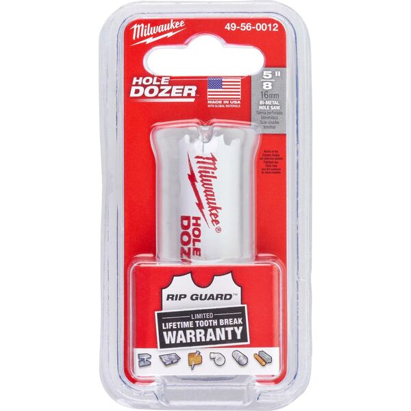 Milwaukee MILWAUKEE ΔΙΜΕΤΑΛΙΚΟ ΠΡΙΟΝΟ ΤΡΥΠΗΣ 16mm BLISTER 14125304 45242192922