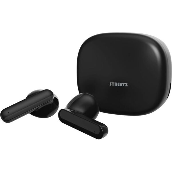 Streetz Belaidės ausinės STREETZ ακουστικά, juodos / T160-BLK / 6612075 14126522 7333048063793