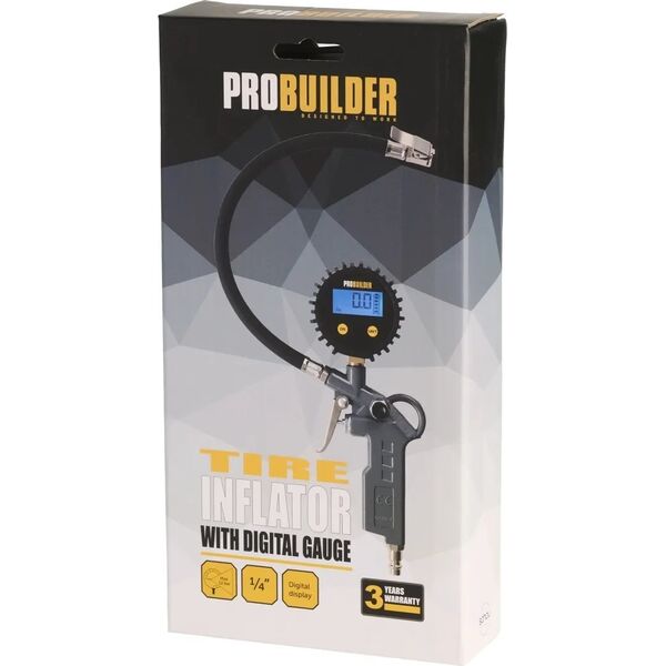 Pro-Line PROBUILDER - TRYKLUFT PUMPEPISTOL M/ΨΗΦΙΑΚΟ ΜΑΝΟΜΕΤΡΟ 14137166 5709386693633