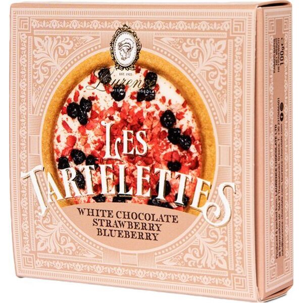 Biscuit tart with strawberries and blueberries Laurence Les Tartelettes, 100 g