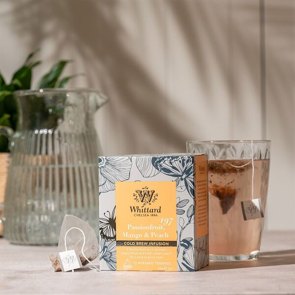Fruit & herbal cold brew Whittard of Chelsea "Passionfruit, Mango & Peach", 12 pcs.
