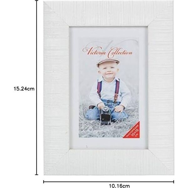 Photo frame Sand 10x15, white (VI2451)