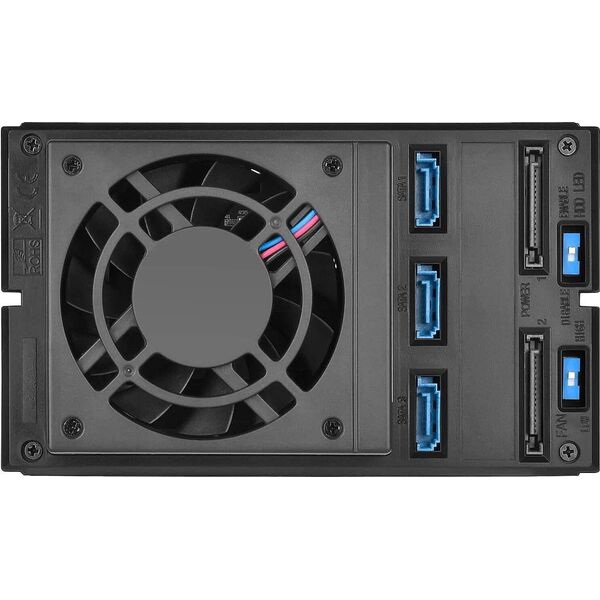 SilverStone SilverStone SST-FS303-12G Εξωτερικά 3.5-Zoll-Gehäuse, 3-Bay - Schwarz 13848330 4710679815459
