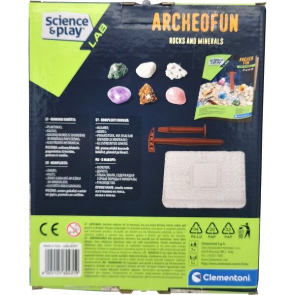 Clementoni CLEMENTONI Science Dig πετρώματα και ορυκτά, 60431 13872341 8005125604319