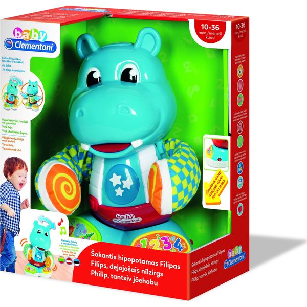 Clementoni TOY INTYERACTIVE HIPPO 50585 13929334 8005125505852