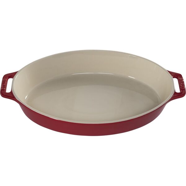 STAUB Staub Oval Πιάτο Κεραμικό, οβάλ, Κόκκινο, 37εκ 13930958 4009839317279