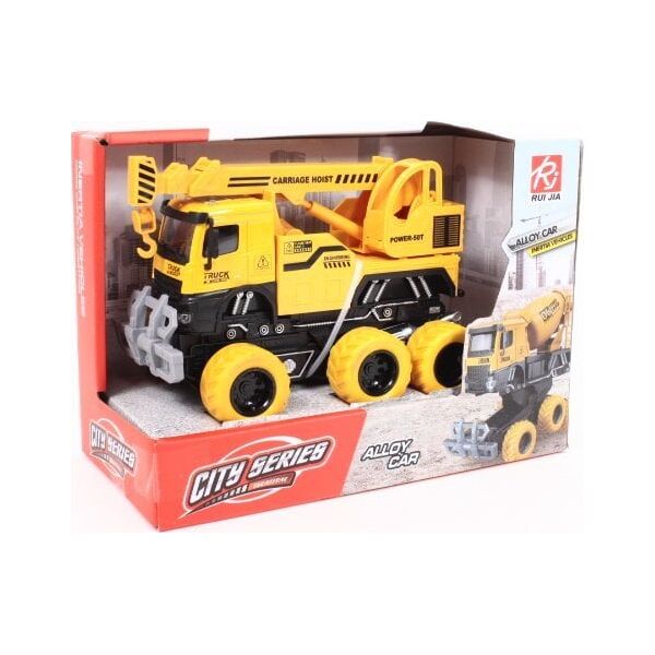 Όχημα Hipo Crane 6 τροχοί 19cm ελαφρύ/ήχο RJ6964-7 07367 13957865 6920179507367