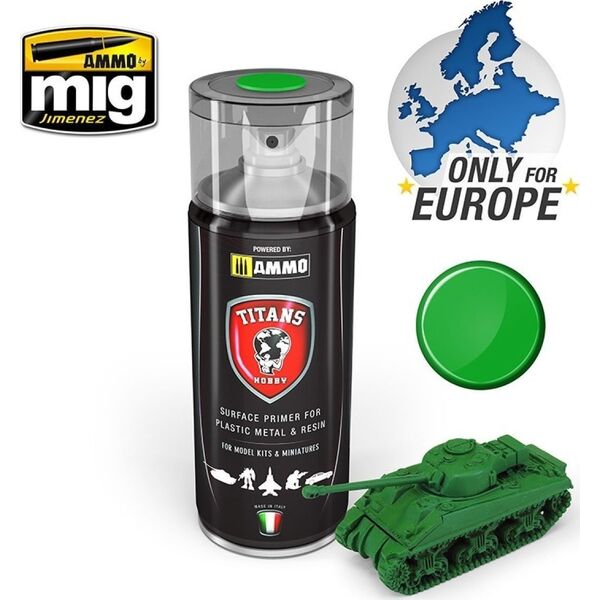Vallejo Ammo: Titans Matt Primer - Emerald Green 13959080 7426842918908