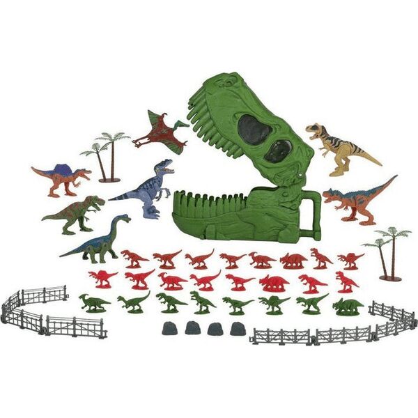 CHAP MEI žaidimų rinkinys Dino Valley Dino Skull Bucket, 45 τεμ., 542029 14036688 4893808420295