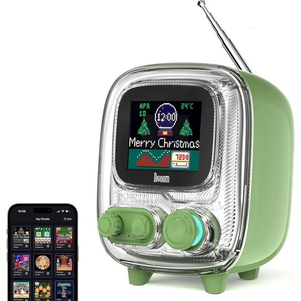 Ηχείο Divoom Divoom Tivoo 2 Green Pixel art BT 14156897 6958444604312