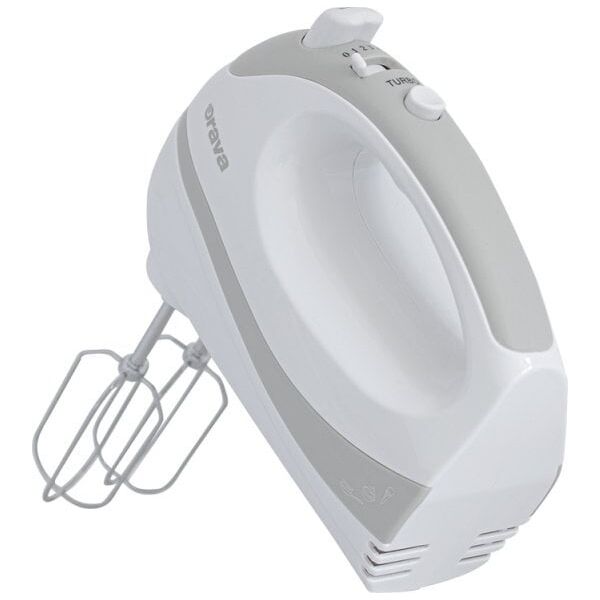 Μίξερ Orava Orava SL-110 ruční šlehač, 300 W, 75 dB, 5 rychlostí, pulzní spínač, šedá / bílá 14222232 8586016726414