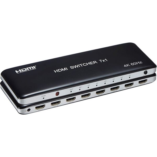 PremiumCord 4K@60hz HDMI διακόπτης 7:1 πλαστικό κάλυμμα 14446150 8592220023539