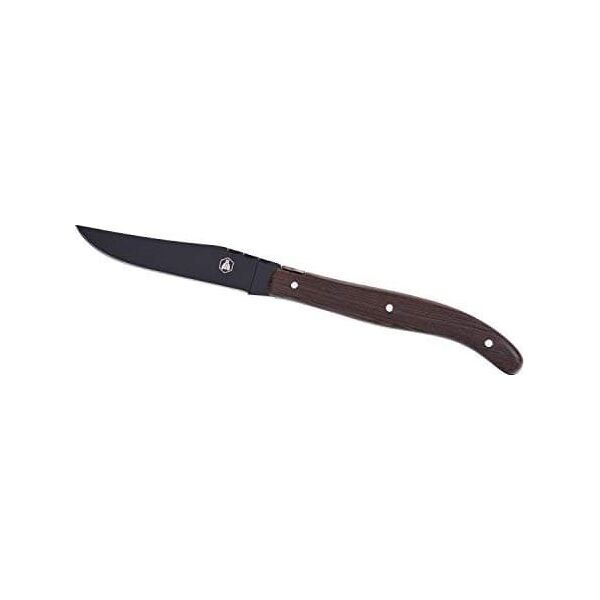 Laguiole Tradition Laguiole Steakmesser-Set 6 tlg. Schwarze Klinge/Wengegriff 13672662 3661075259518