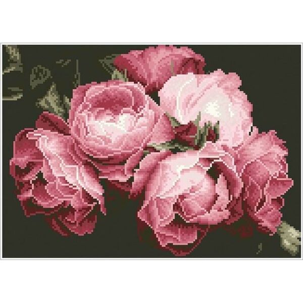 DIAMOND DOTZ Διαμαντένιο Κέντημα Diamond Dotz Diamond Mosaic Vintage Τριαντάφυλλα 51x39cm DQ9020 13914740 4895225924721