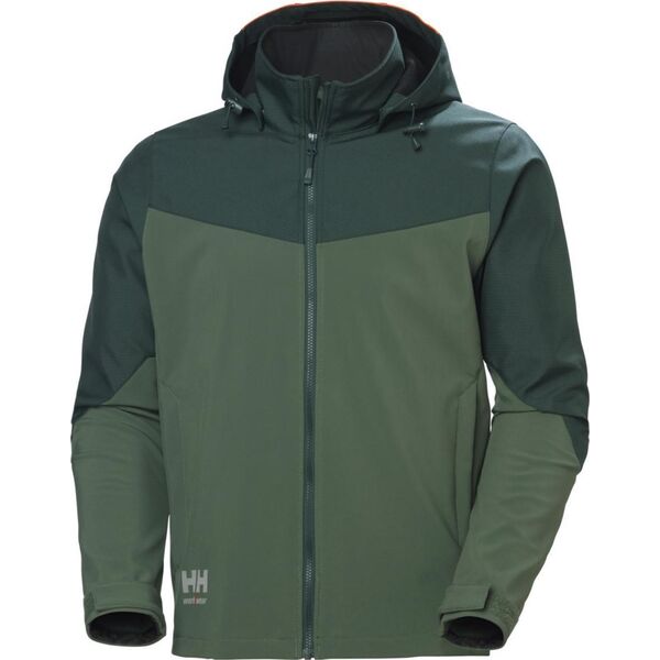 Ανδρικό μπουφάν Helly Hansen HELLY HANSEN Oxford Softshell, πράσινο XL 13920212 7040059177059