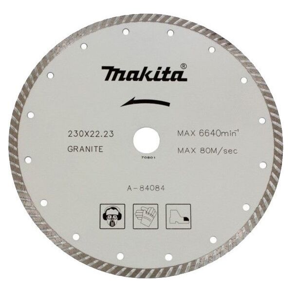 Makita MAKITA DIAMOND BLADE 230x22,23mm TURBO (ΞΗΡΟ) ΓΡΑΝΙΤΗΣ 13946420 88381187688