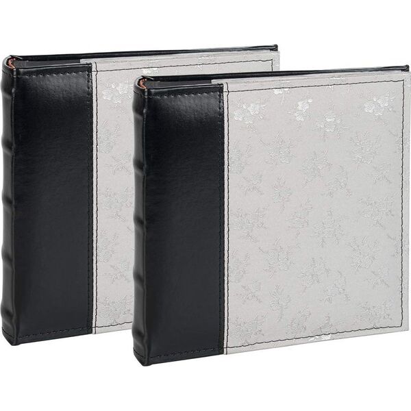 Victoria Collection Album B 10x15/200MS Flower-5 BP, ασημί 2τμχ 13991624 4741326102448