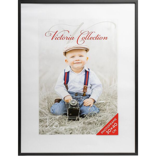 Victoria Collection Κορνίζα από αλουμίνιο 30x40, μαύρο 13991786 4741326214523