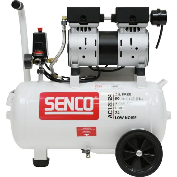 Sprężarka SENCO Silent air compressor 24 l, AC12824, SENCO