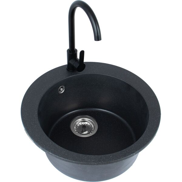 SINK VICTORIA BLACK+MIXER+SIF 9811091SEN