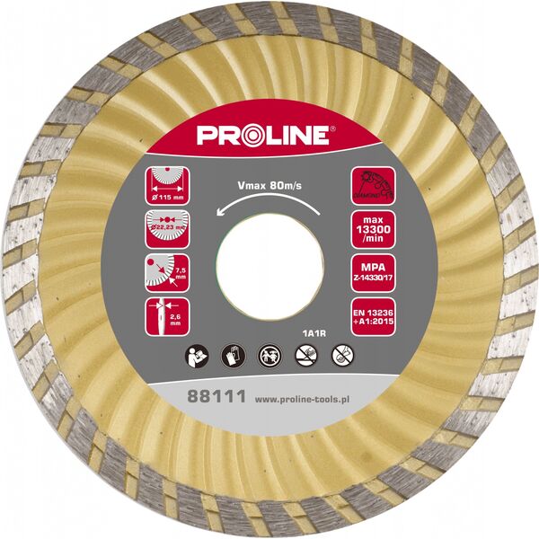 Pro-Line tarcza diamentowa super turbo 125x2.3x7.4x22.2 (88112)