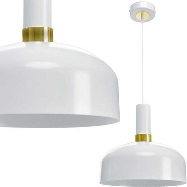 Lampa wisząca Milagro Nowoczesna lampa sufitowa biała Milagro MALMO MLP6197