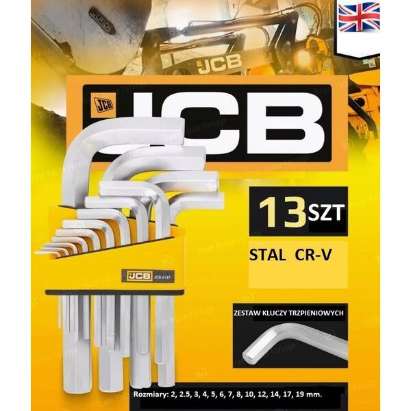 JCB JCB IMBUSY 13szt.  2-19mm