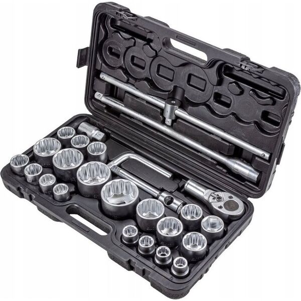 Zestaw narzędzi Rockforce ROCKFORCE ZESTAW KLUCZY NASADOWYCH 26el. 3/4" - 1"  12KĄT.