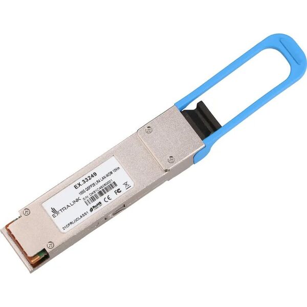 Extralink QSFP28 | Μονάδα QSFP28 | 100Gb/s, 10km, single-mode, Duplex LC 14431859 5906168633249