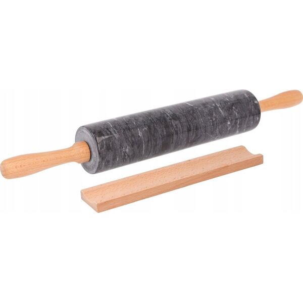 WAŁEK MARMUROWY DO CIASTA Z PODSTAWKĄ 46cm BRUNBESTE BB-3240