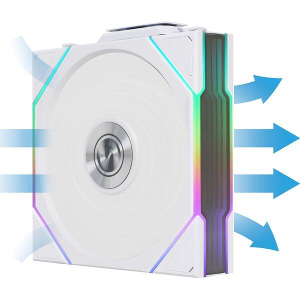 Lian Li UNI FAN TL Wireless Lüfter, ARGB, PWM - 120 mm, weiß