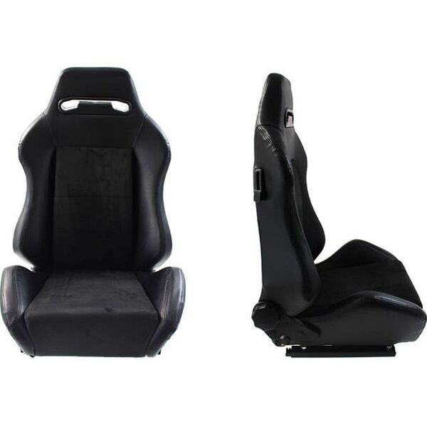 MTuning Fotel sportowy R-LOOK Skóra Black
