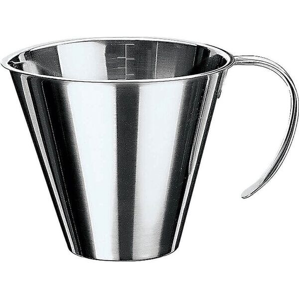 Multi Målekande 1 ltr Ø15x13,1 cm Konisk med Gradering Rustfri stål,1 stk 14252103 7392244123045