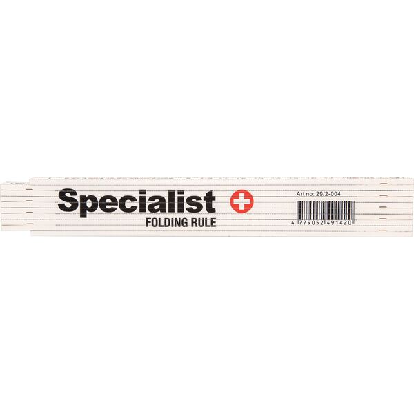 Specialist+ SPECIALIST+ πτυσσόμενη πλαστική μεζούρα, 2 m 14417806 4779052491420