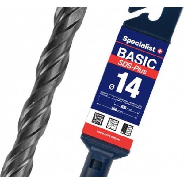 SPECIALIST+ SDS+ drill BASIC, 14 x 200/260 mm