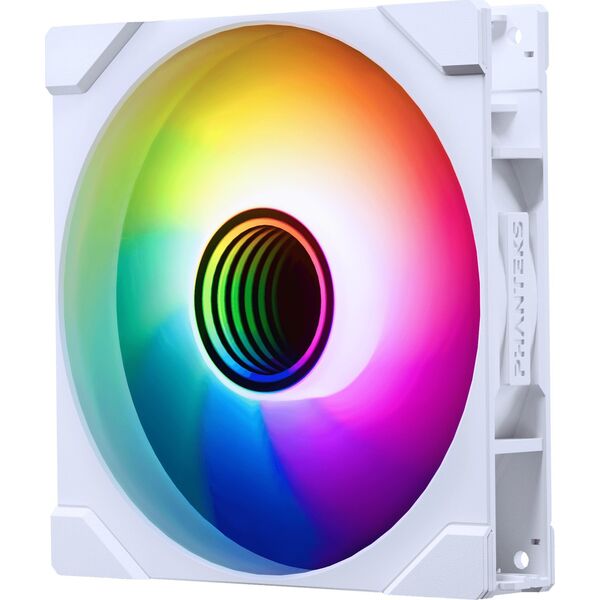 PHANTEKS M25 Gen2 PWM D-RGB Lüfter - Reverse Blade, 140mm, weiß