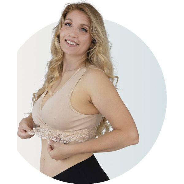 Carriwell CARRIWELL Organic Crossover Sleeping & Nursing Bra Honey S, 255000 14235243 5714399025500
