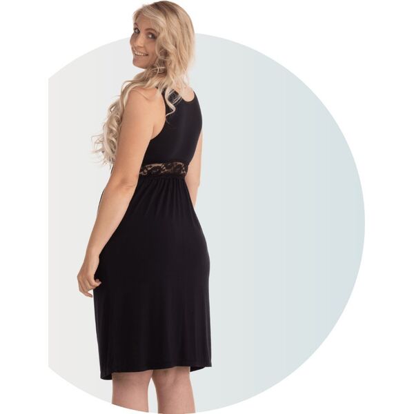 Carriwell CARRIWELL Maternity & Nursing Nightie Black XL, 602300 14235275 5714399060235