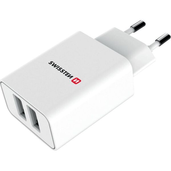 Ładowarka Swissten 2x USB-A 2.1 A (22053000)