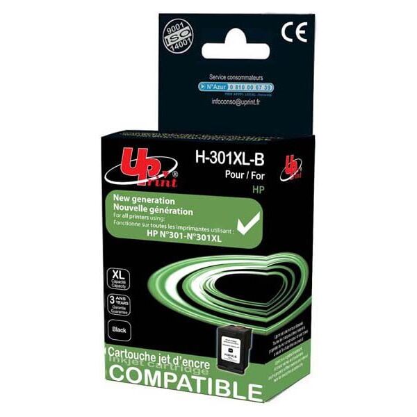 Tusz UPrint H-301XLB / CH563EE (black)