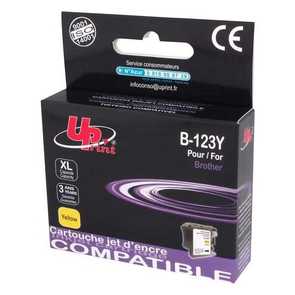 Tusz UPrint B-123Y / LC-123Y (Yellow)