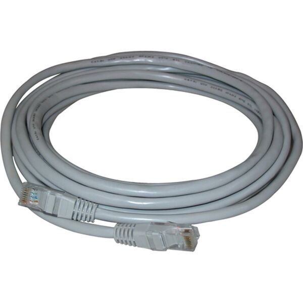 Neutralle UTP crossover patchcord, Cat.5e, RJ45 M - RJ45 M, 5 m, nieekranowany, krzyżowy, szary, do połączenia 2 PC Logo blistr