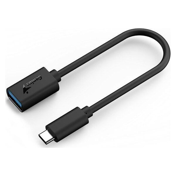 Adapter USB Genius USB redukcja, (3.0), USB C (M) - USB A F, czarna, Genius USB 3.0, do 5Gbps