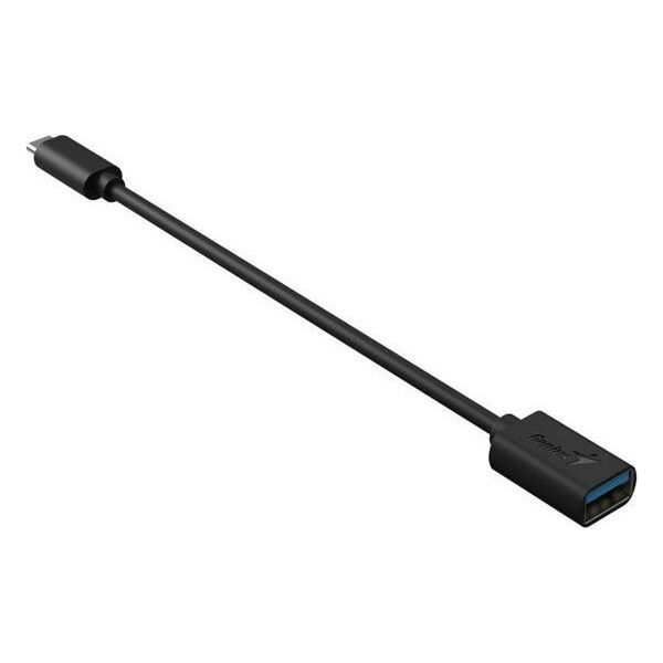 Adapter USB Genius USB redukcja, (3.0), USB C (M) - USB A F, czarna, Genius USB 3.0, do 5Gbps