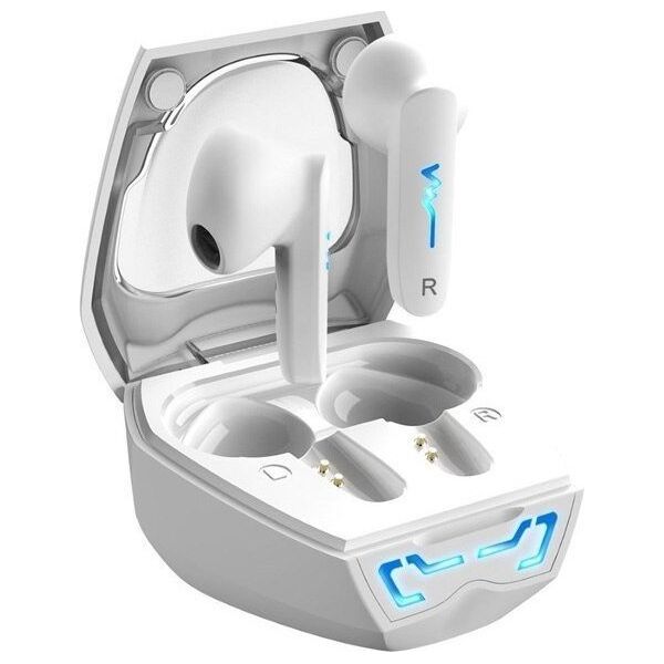 Mikrofon Genius Genius HS-M920BT, mikrofon, zmiana utworu, biała, 2.0, etui z ładowarką, sport typ USB-C