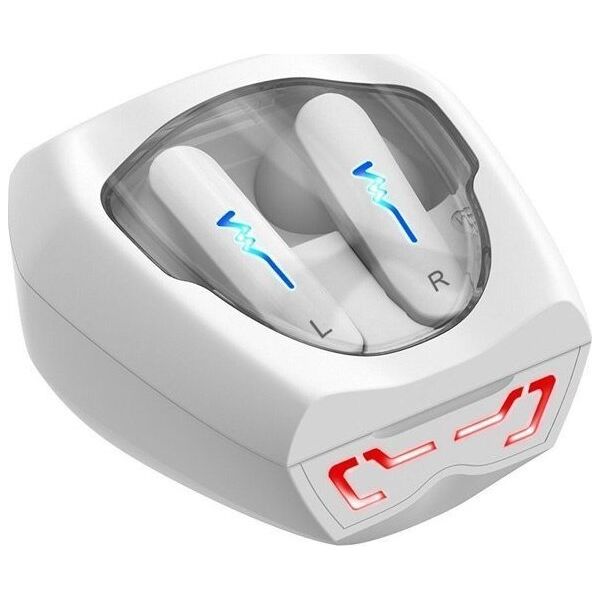 Mikrofon Genius Genius HS-M920BT, mikrofon, zmiana utworu, biała, 2.0, etui z ładowarką, sport typ USB-C