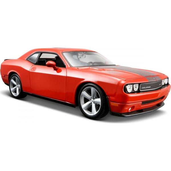 Maisto Model kompozytowy Dodge Challenger SRT8 2008 pomarańczowy 1/24