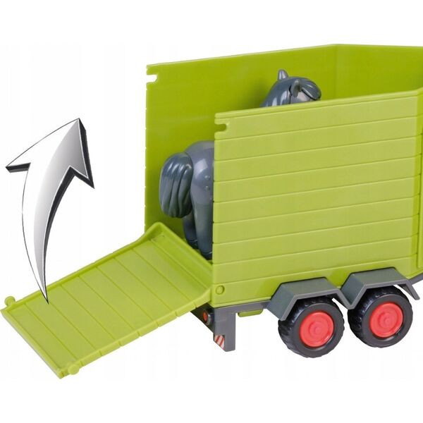 MALIK Traktor Claas z przyczepą dla konia Happy People
