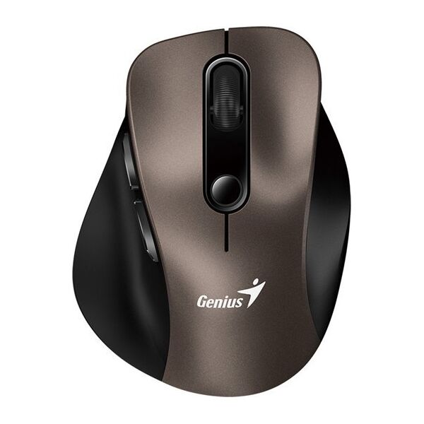 Mysz Genius Mysz bezprzewodowa Genius Ergo 9000S Mini Tytan Cichy klik Bluetooth 5.0 + 2,4GHz